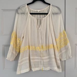 Anthropologie Peasant Blouse
